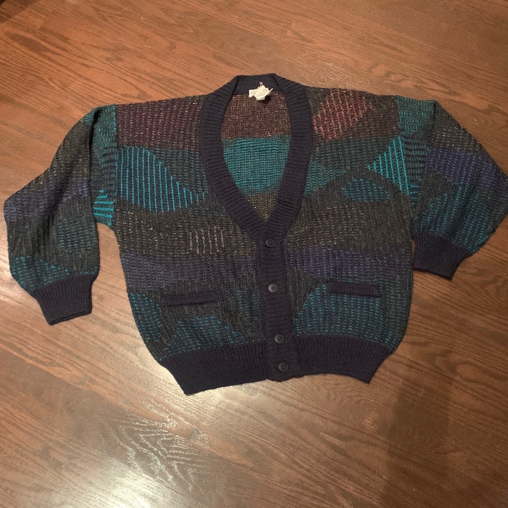 Vintage Men's knit cardigan